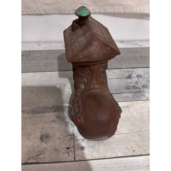 Vintage Old Woman Who Lived in a Shoe Ceramic Coin Bank - Picture 2 of 5